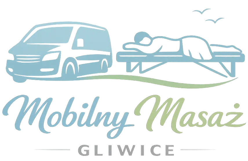 Mobilny Masaż Gliwice – logo mobilnego masażu z dojazdem